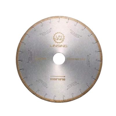 Disco de corte de gancho de pescado de mármol de 14 'Diamante de metal en polvo Saw Blade para el corte de cerámica