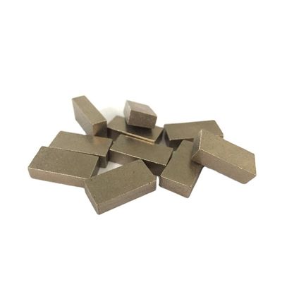 Segmento de diamante de sierra de banda para la máquina de corte de mármol Trapezoidal y personalizable