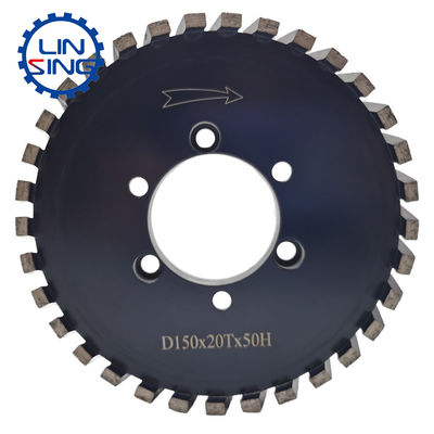 Roda de molienda de borde segmentado de polvo de metal de diamante personalizada para máquina de molienda CNC