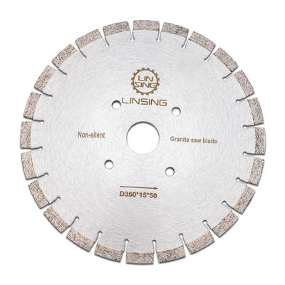 Cuchilla de sierra de diamante D350mm personalizada para cortar la losa de piedra