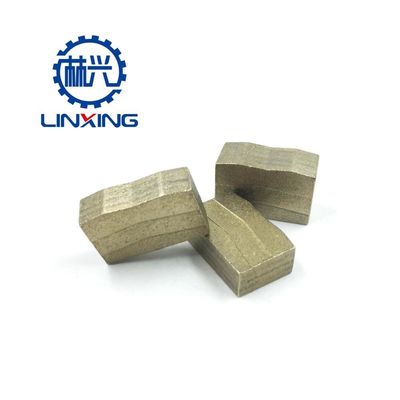Los segmentos de diamante para el corte de granito 900 mm-4200 mm y la forma del segmento más afilado