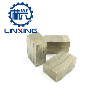 Los segmentos de diamante para el corte de granito 900 mm-4200 mm y la forma del segmento más afilado