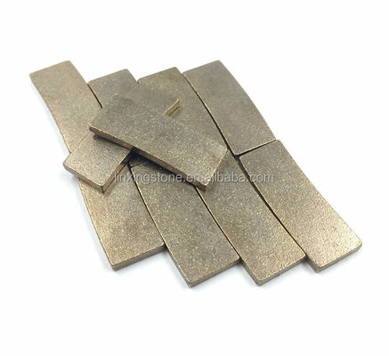 Segmento de corte con ranuras para la máquina de hoja de sierra de mármol de granito