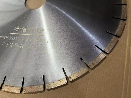 Disco de corte de diamante de mármol de piedra de Pakistán de 450 mm Cortador de ranura en U 40 * 5,0 * 10 mm de nitidez