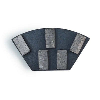 Un grado de piedra abrasiva de metal de unión redonda segmentos de diamantes para molinillos de hormigón