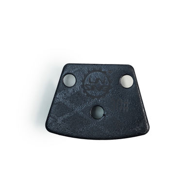 Bloque de pulido de segmento de diamante de tipo trapezoidal para herramientas de rectificación de diamantes dobles