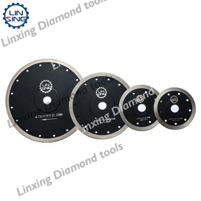 Disco de corte de diamantes de 230 mm herramientas de corte delgadas de segmento turbo