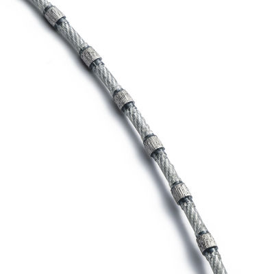 Dia de plástico 8.3mm 9.0mm cuerda de alambre Perlas de diamante para el perfilado de la piedra Corte de recorte