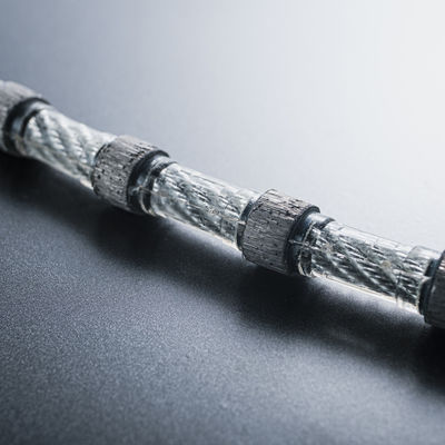 Dia de plástico 8.3mm 9.0mm cuerda de alambre Perlas de diamante para el perfilado de la piedra Corte de recorte