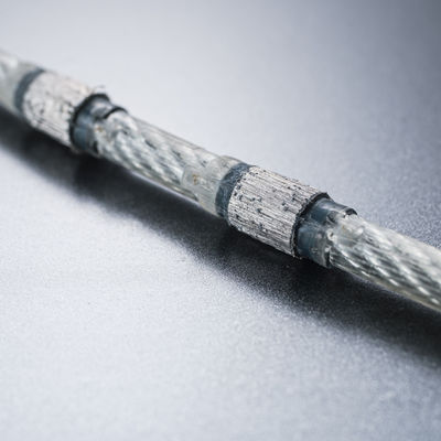 Dia de plástico 8.3mm 9.0mm cuerda de alambre Perlas de diamante para el perfilado de la piedra Corte de recorte