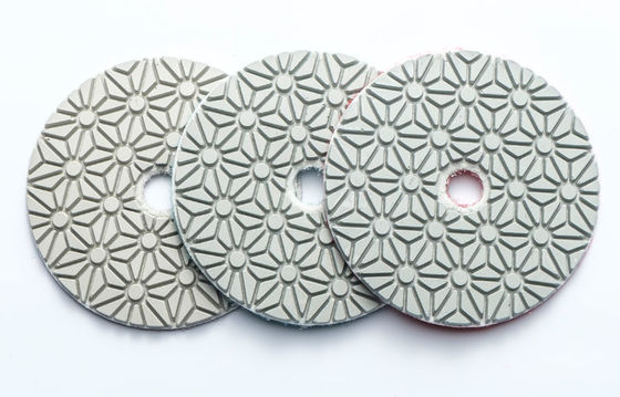 Pads de pulido de 3 pasos para el pulido húmedo de granito, azulejos de mármol, placas de resina y diamantes