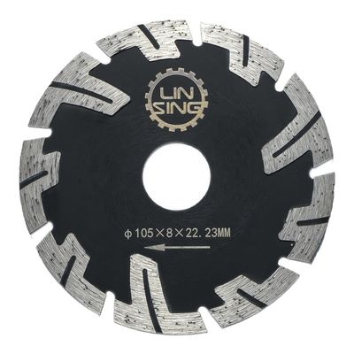 Disco Turbo segmentado delgado de 230 mm tipo T Cuchilla de sierra de diamante para cortar piedra de mármol