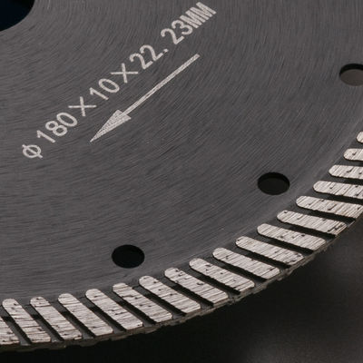 Grado DIY 4.5 pulgadas Diamante Turbo Saw Cuchilla para mármol Granito Cerámica de hormigón Asfalto
