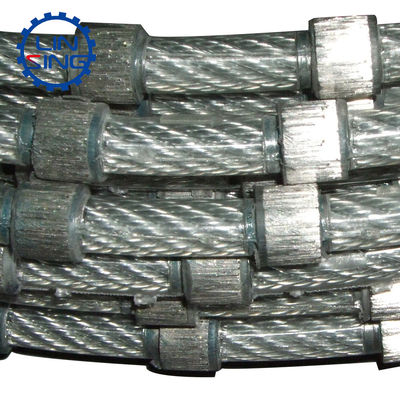 7.3 8.3 mm Saw de alambre de diamante para el cuadrado de bloques de mármol de granito y perfiles garantizados