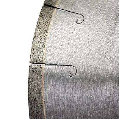 Disco de corte de gancho de pescado de mármol de 14 'Diamante de metal en polvo Saw Blade para el corte de cerámica