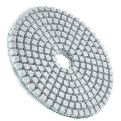 Pad de pulido de diamantes húmedos de 100 mm para granito, mármol, piedra de cuarzo 7 piezas