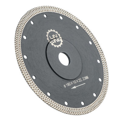 Cuchilla de sierra de 180 mm Turbo Diamond para cortar y moler herramientas en azulejos de mármol de cerámica