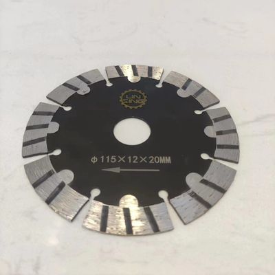 Finitura de nitidez Cuchilla de disco de diamante de 115 mm para el bordillo de asfalto de ladrillo de granito de mármol