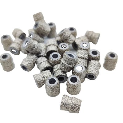 Perlas de barro con soldadura al vacío para la cantera de piedra de mármol recortando perlas de diamante cuerda de alambre de 11,0 mm