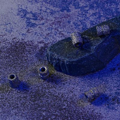 Perlas de barro con soldadura al vacío para la cantera de piedra de mármol recortando perlas de diamante cuerda de alambre de 11,0 mm