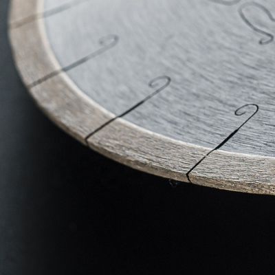 Disco de corte de diamantes de 350 mm 400 mm para mármol de borde liso y recto