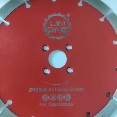 Disco de corte de dientes segmentado para el corte en seco de la nitidez Herramienta de diamante ladrillo de arenisca
