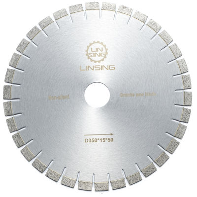 Cuchilla de diamante húmeda de 12" 14" 16" para cortar piedra de granito con altura de borde 0.315in 8mm