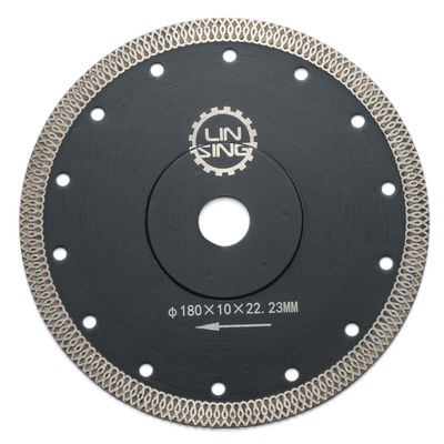 140 dientes Turbo Saw Blade para cortar losas de piedra y azulejos disco de corte seco húmedo