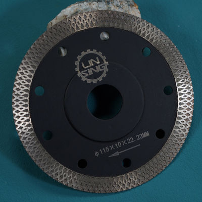 140 dientes Turbo Saw Blade para cortar losas de piedra y azulejos disco de corte seco húmedo