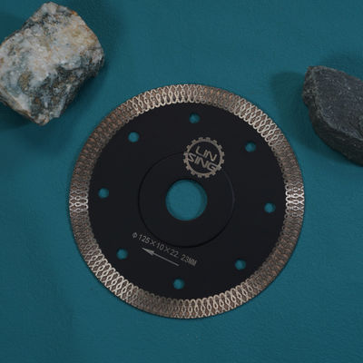 140 dientes Turbo Saw Blade para cortar losas de piedra y azulejos disco de corte seco húmedo