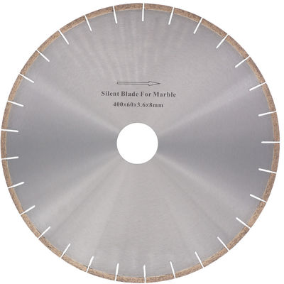 10 mm Arbor Dia 14 " 350 mm Silent Diamond Circular Saw Blade para el corte y el agujero de la losa de piedra de granito de mármol