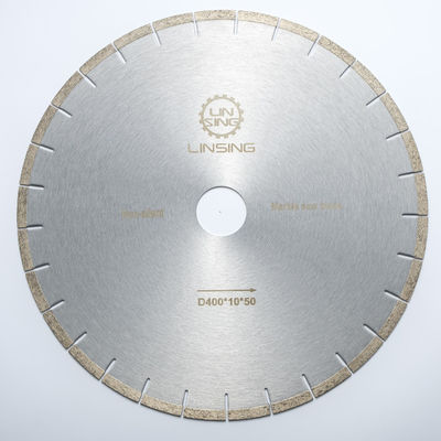 10 mm Arbor Dia 14 " 350 mm Silent Diamond Circular Saw Blade para el corte y el agujero de la losa de piedra de granito de mármol