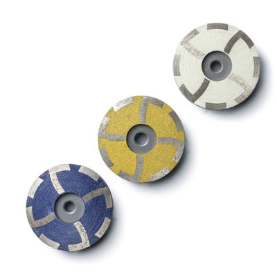 Rueda de copa de diamantes de resina profesional para moler piedra de granito de mármol radial