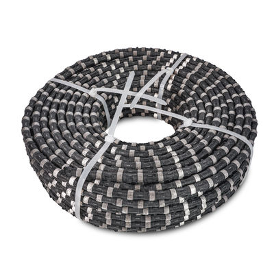 11.5mm Saw de alambre de diamante para la extracción de granito Velocidad de corte 10-30 m2/h Duración 20-40 m2/h