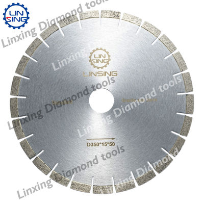 D340/400/450mm Cuchilla de sierra de diamante para cortar granito afilado 24 dientes por pulgada