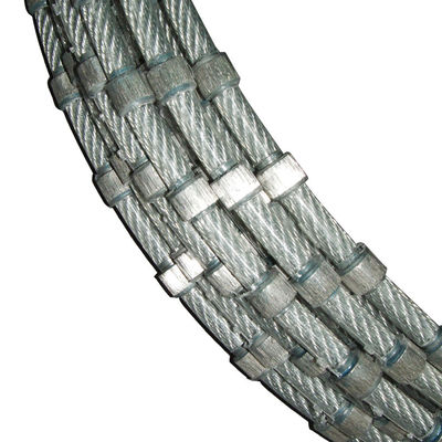11.0mm Cuerdas de diamante sinterizadas Cuadrado de diamante para cortar bloques de piedra Herramientas de corte de piedra