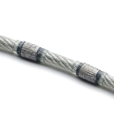 11.0mm Cuerdas de diamante sinterizadas Cuadrado de diamante para cortar bloques de piedra Herramientas de corte de piedra