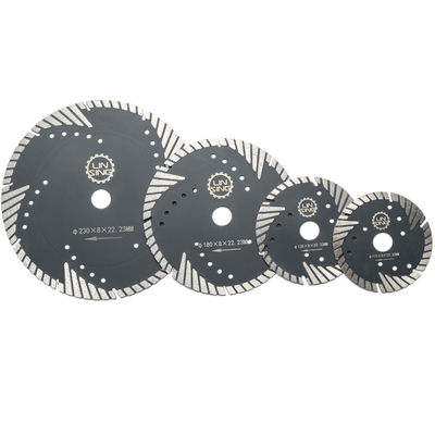 Diámetro de la cuchilla 105-230 mm Protección de dientes Discos de corte de diamantes para grado industrial