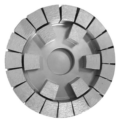 Rueda de satélite de polvo metálico de diamante para pulir la losa de granito 130 mm personalizada