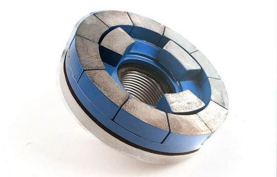 Rueda de satélite de polvo metálico de diamante para pulir la losa de granito 130 mm personalizada
