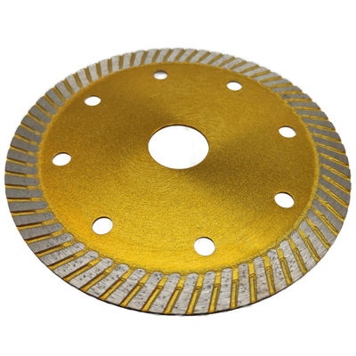 Soporte personalizado de OBM 5 pulgadas de disco de corte de diamante verde turbo para el corte de piedra