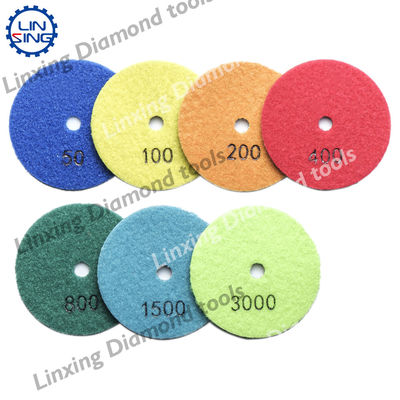 Pads de pulido de diamantes flexibles para pads de mármol tipo de amortiguación Pads de personalización