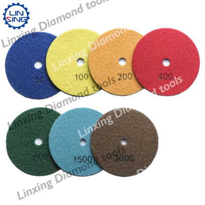 Pads de pulido de diamantes flexibles para pads de mármol tipo de amortiguación Pads de personalización