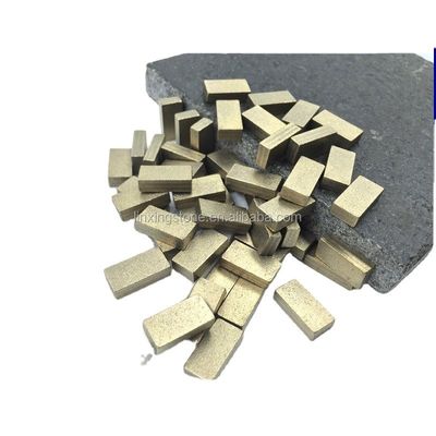 Segmento de diamante de sierra de banda para la máquina de corte de mármol Trapezoidal y personalizable