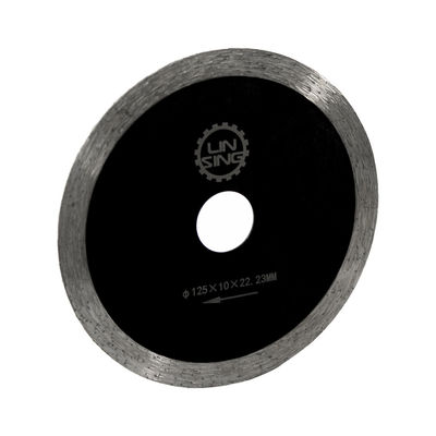 El corte de cerámica y porcelana se hace más fácil con la hoja de sierra de borde continuo circular de diamante