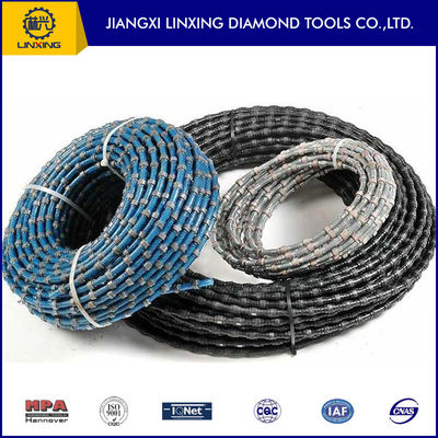 Conexión de plástico Diamante de varios hilos para el corte de bloques de granito Diámetro D7.3/D6.3mm