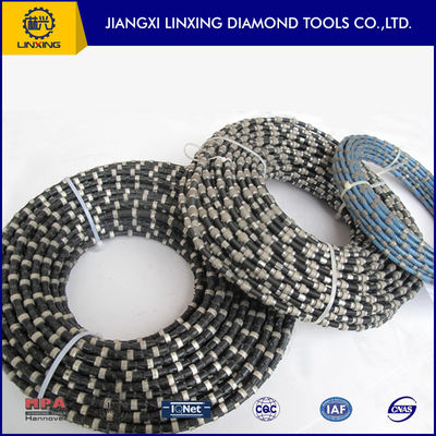 Conexión de plástico Diamante de varios hilos para el corte de bloques de granito Diámetro D7.3/D6.3mm