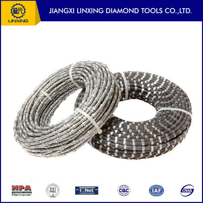 Conexión de plástico Diamante de varios hilos para el corte de bloques de granito Diámetro D7.3/D6.3mm