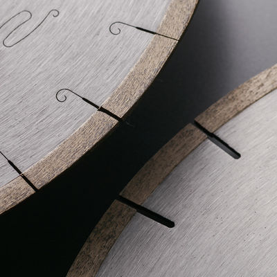 Presión en frío 350 mm J-Slot Diamond Segment Saw Blade para el corte de mármol de grado industrial