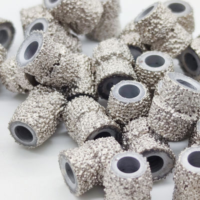 Barbas dobles con soldadura al vacío de tipo de hilos de diamante